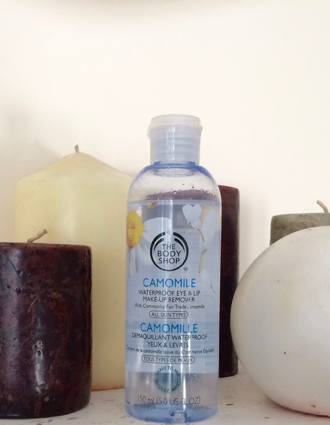 the body shop camomile waterproof eye and lip makeup remover