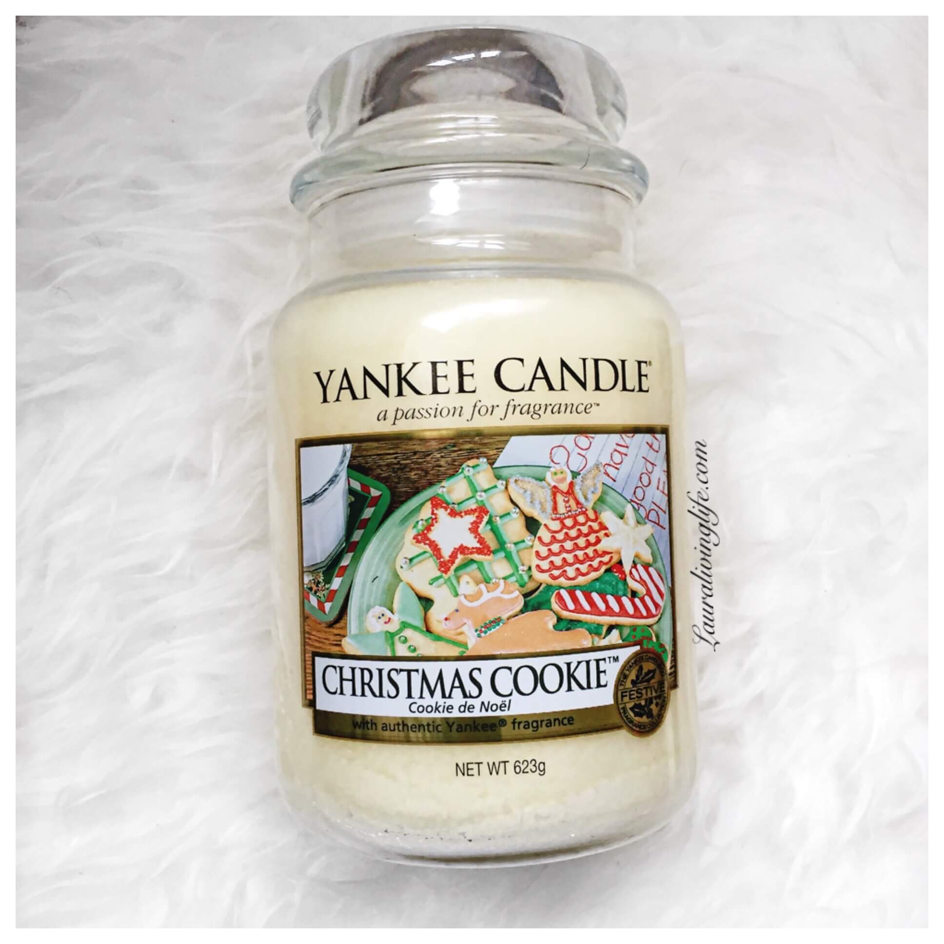 yankee candle christmas cookie- lauralivinglife