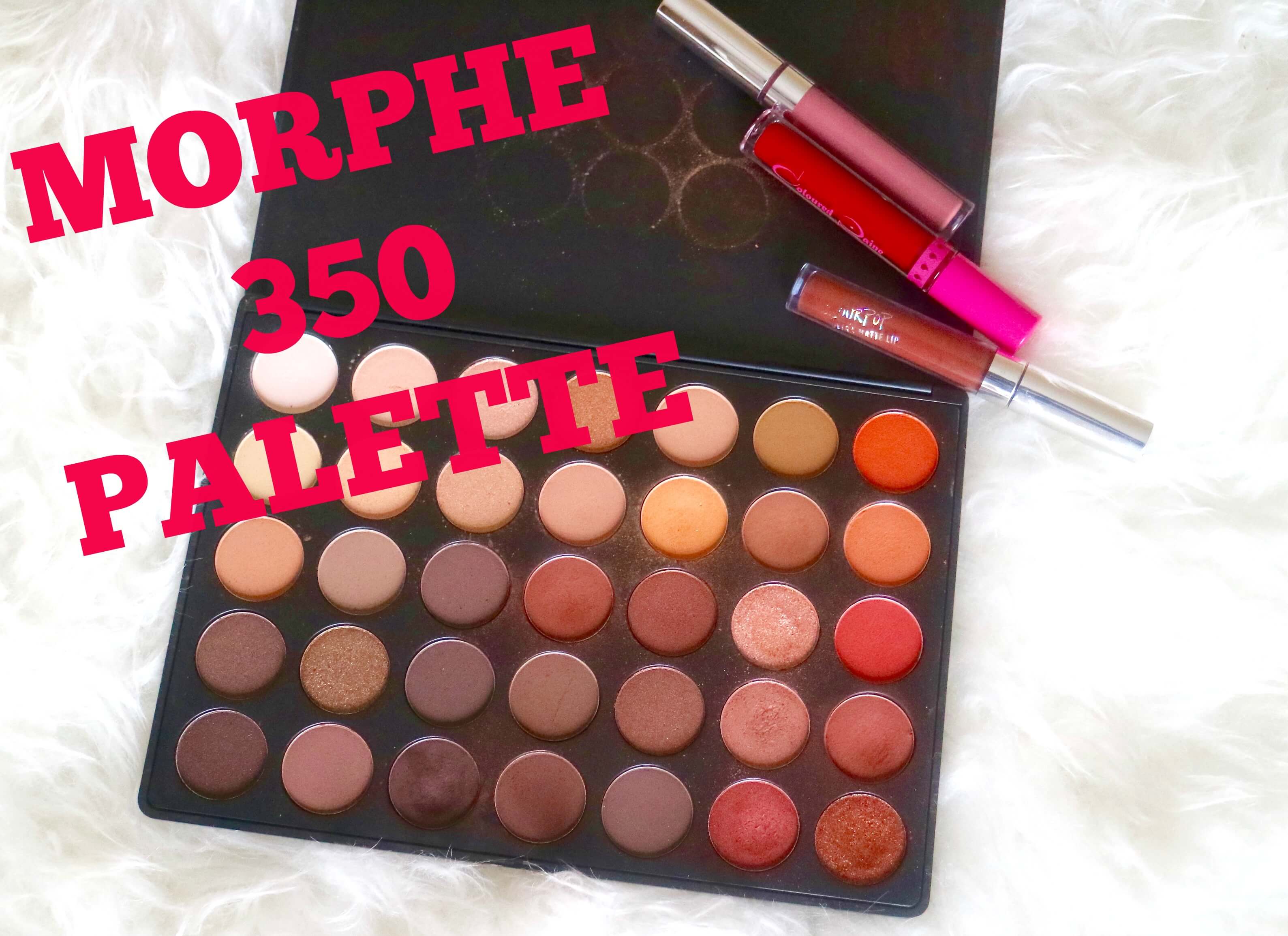 MORPHE 35O PALETTE WITH SWATCHES