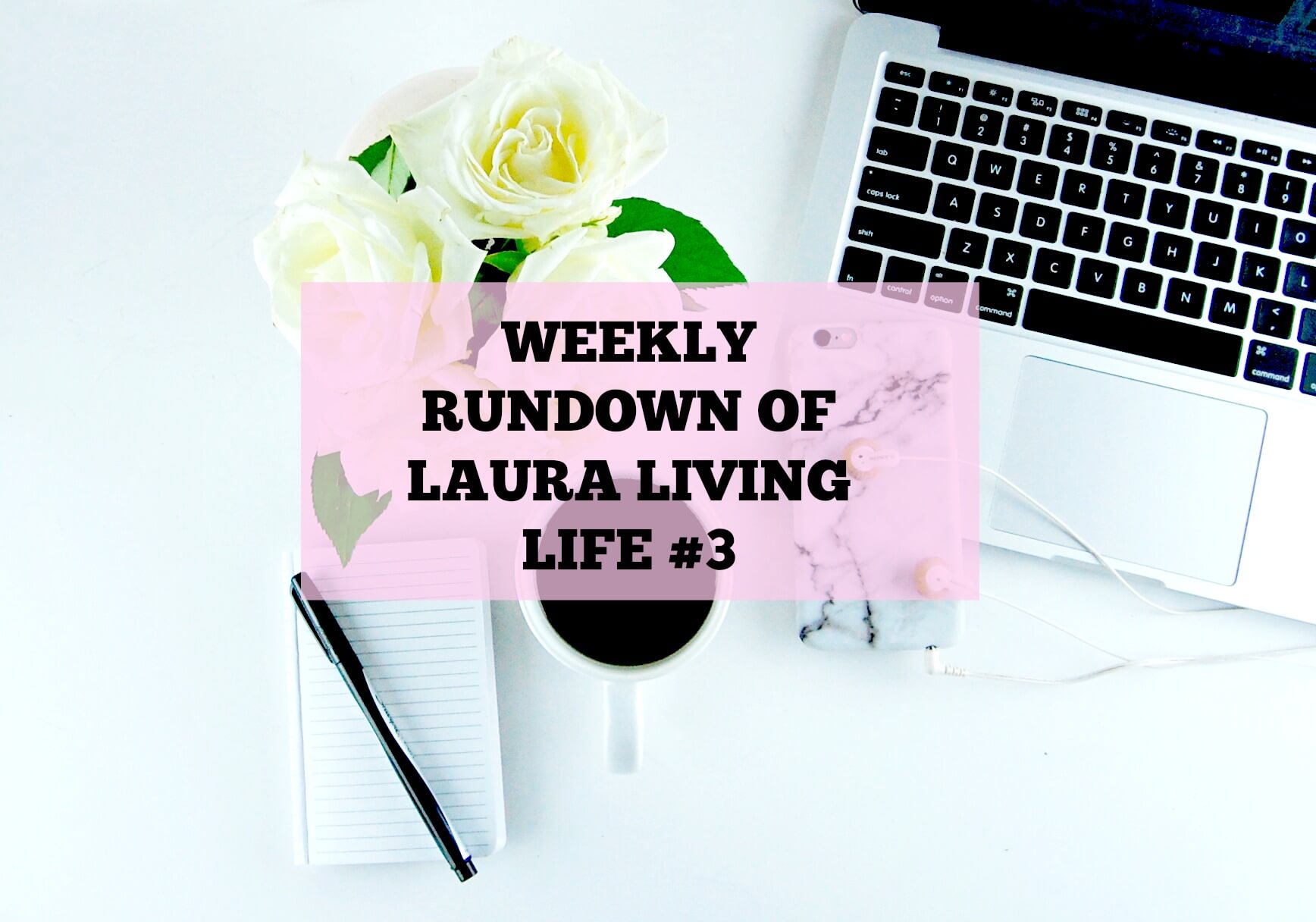 Weekly rundown of Laura Living Life 3- lauralivinglife.com