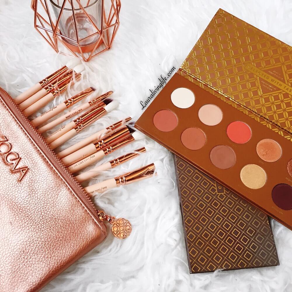 Zoeva rose golden volume 2 eye brush set review | Lauralivinglife.com