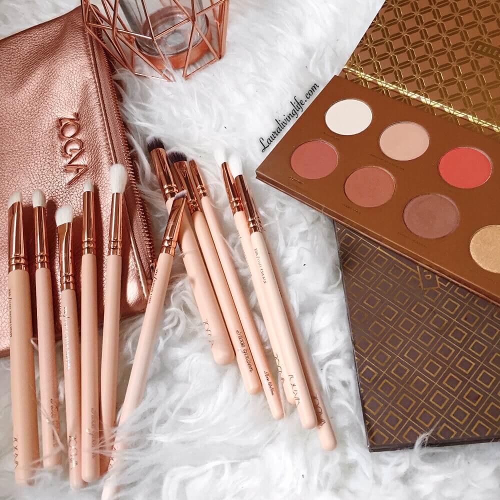 Zoeva rose golden volume 2 eye brush set review | Lauralivinglife.com