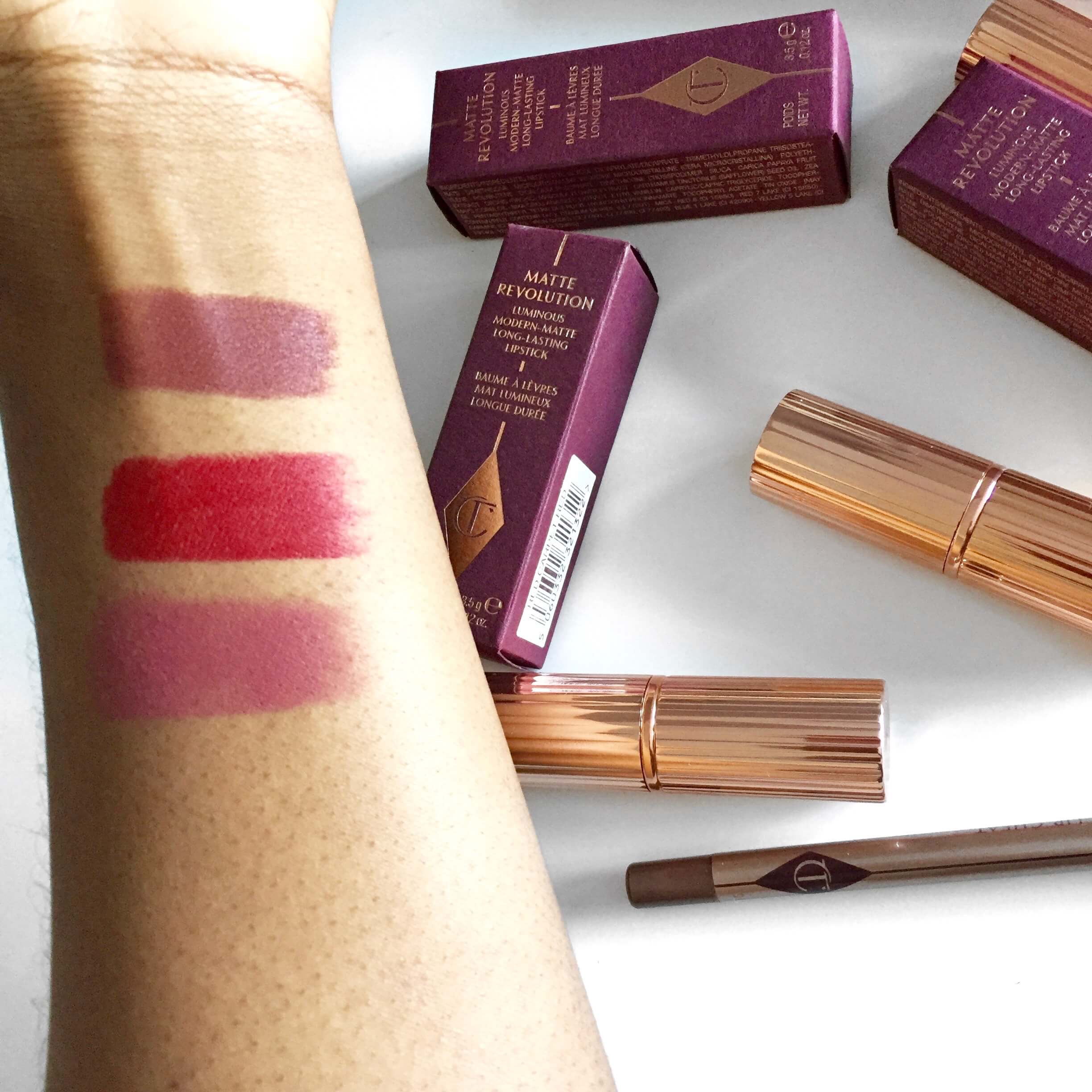 charlotte tilbury matte revolution lipsticks review and swatches lauralivinglife.com