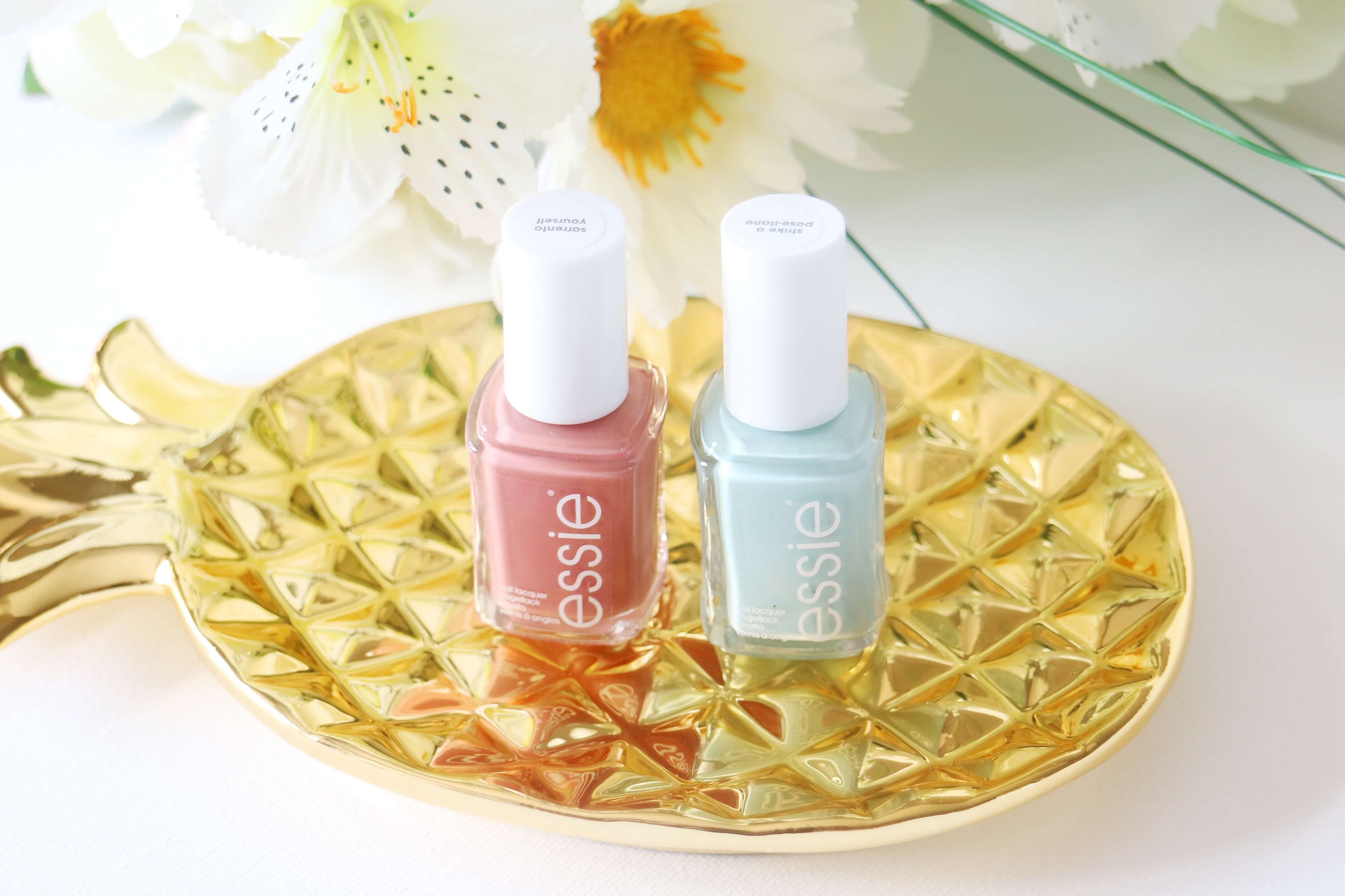 ESSIE NAIL POLISH Resort 2017 collection in Sorrento Yourself and Strike a positano