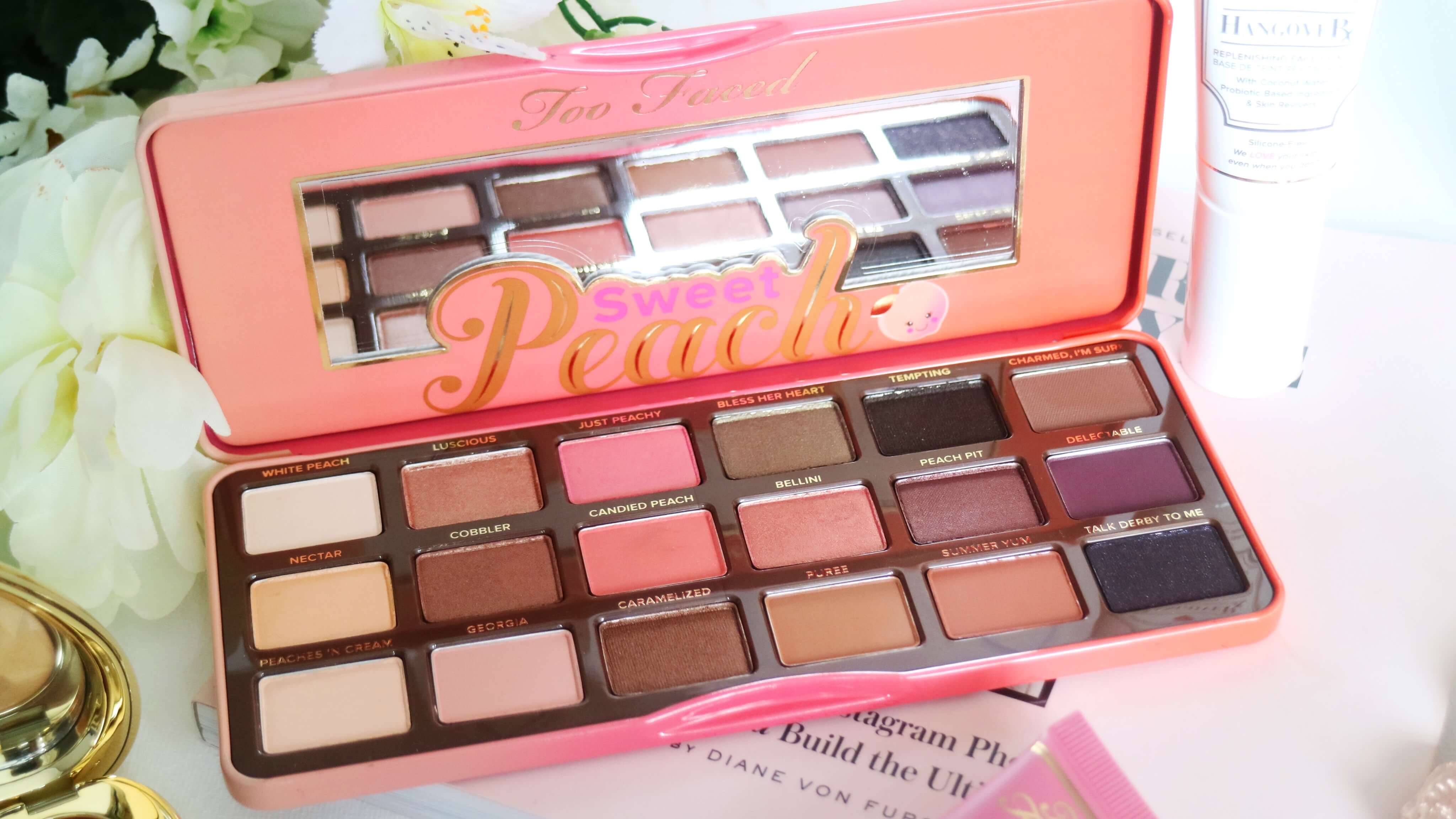 Too faced sweet peach palette review