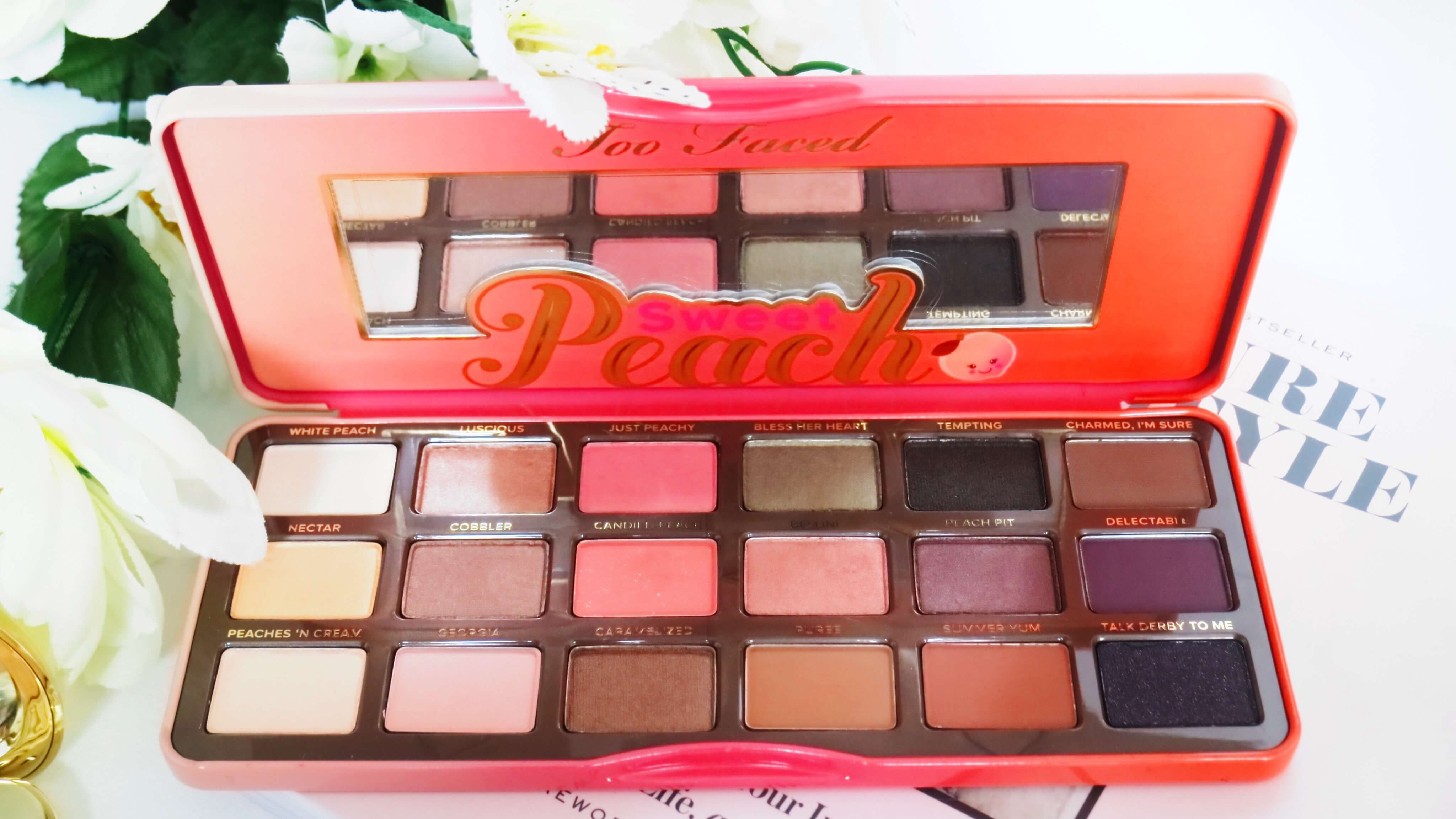 too faced sweet peach palette