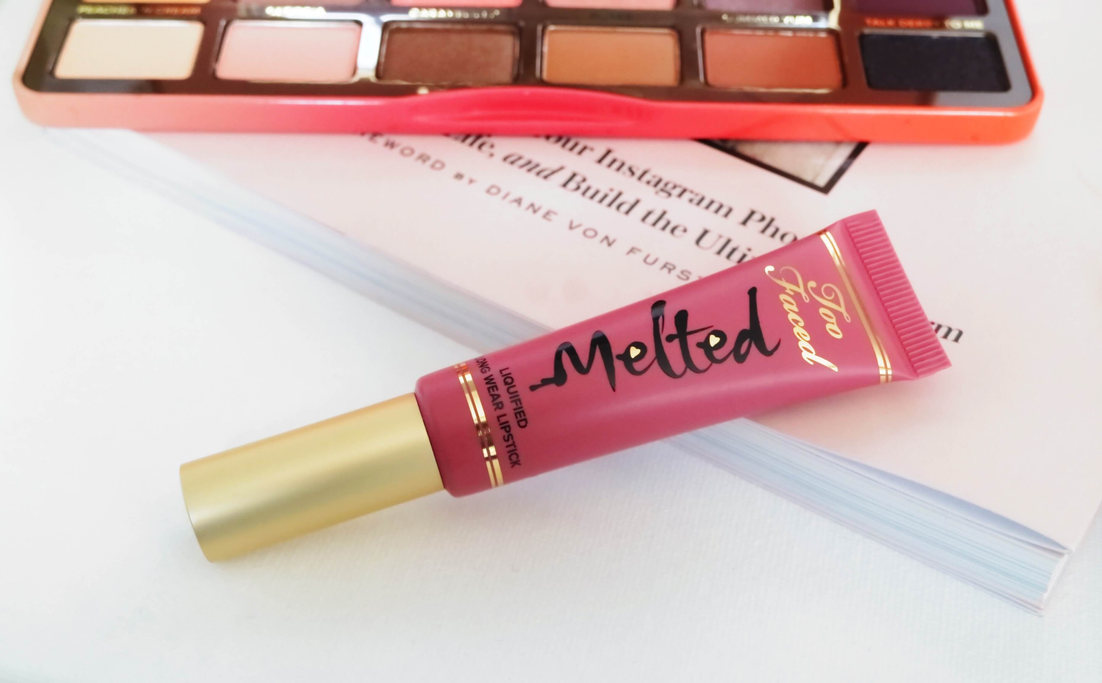 Too Faced Melted Liquefied Longwear Lipstick review