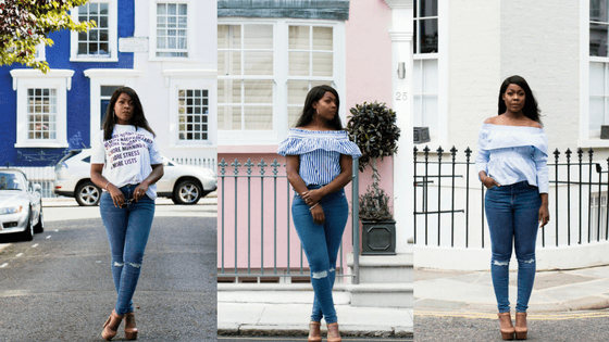 THREE TOPS TO WEAR WITH RIPPED JEANS